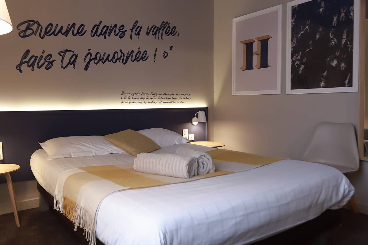 Chambre Double cosy - Hôtel Antares Honfleur