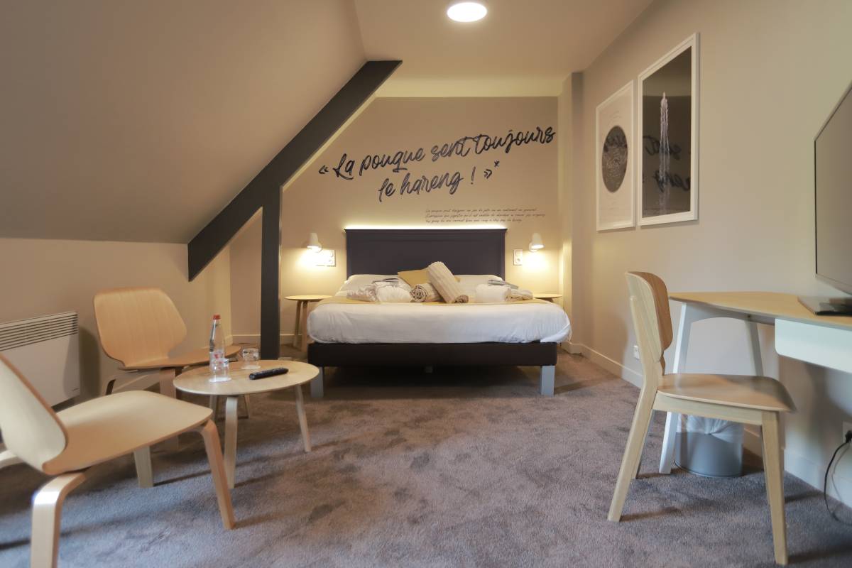 Chambre double privilège - Hôtel Antares Honfleur