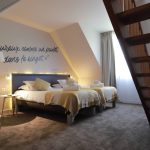 Chambre quadruple duplex - Hotel Antares Honfleur