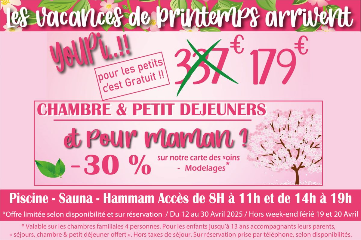 offre vacances printemps