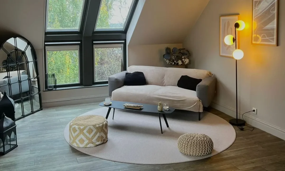 Salon détente du spa à l’Hôtel Antares Honfleur